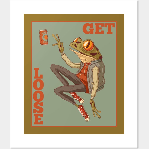 Get Loose Frog Wall Art by yaywow